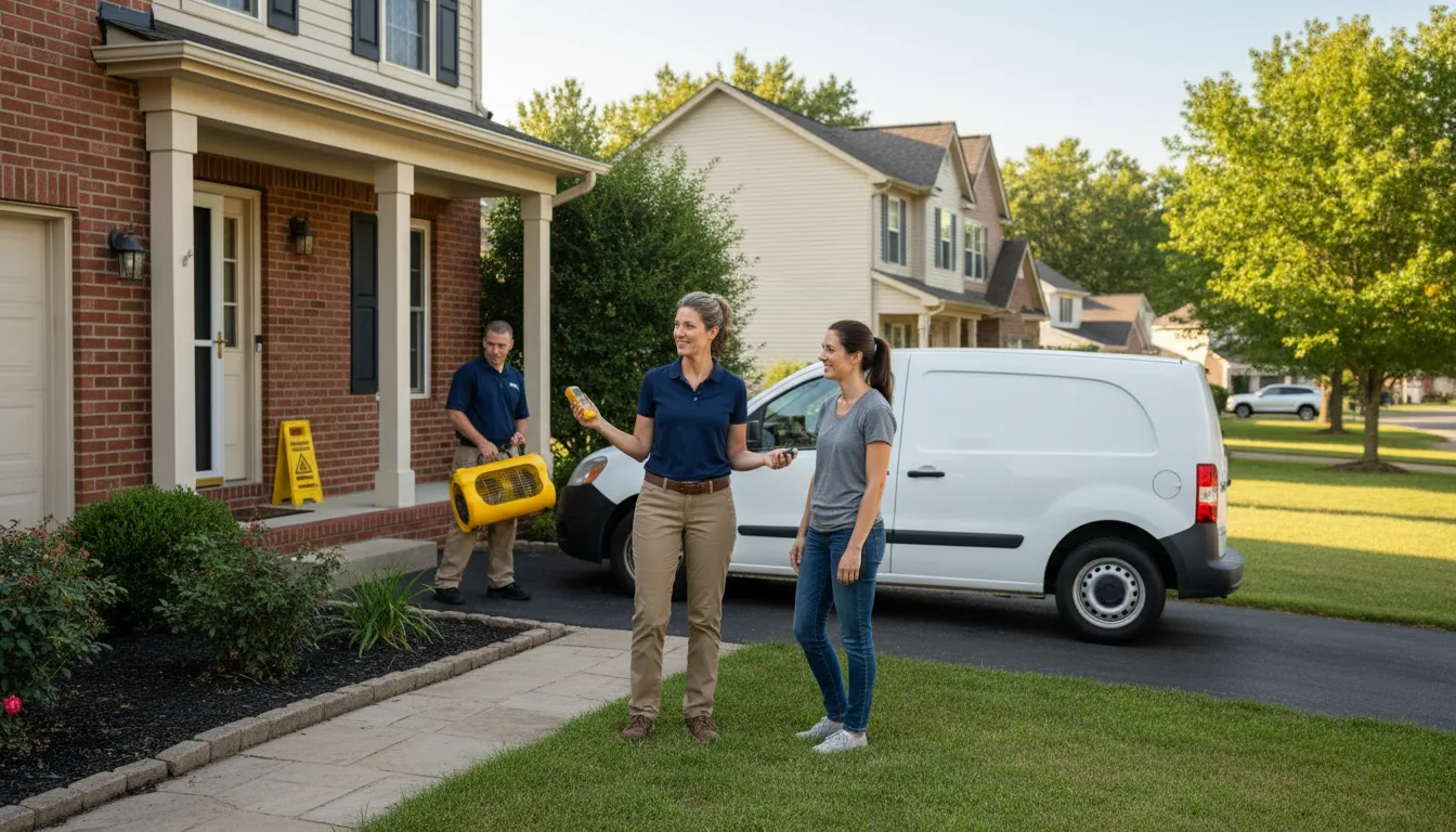 Water restoration image for Mold Remediation in West Burlington, IA